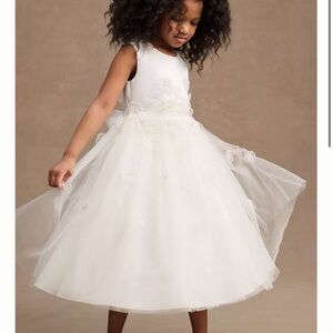 Ivory Flower Girl Tulle Dress - nwot